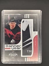 2024-25 SP Game Used 2024 Stadium Series Banner Year Relics Timo Meier #BYSS-TM card