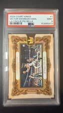 2024-25 Panini Court Kings Le Cinque Piu Belle Victor Wembanyama #1 card