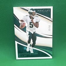 Donovan McNabb 2020 Panini Immaculate Collection card