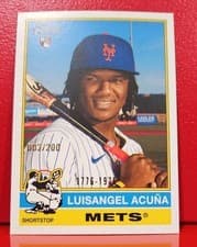 Luisangel Acuna 2025 Topps Heritage card