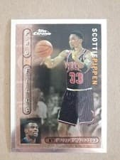Scottie Pippen 1996 Topps Chrome Pro Files card