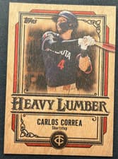 2025 Topps Heavy Lumber Carlos Correa #HL-32 card