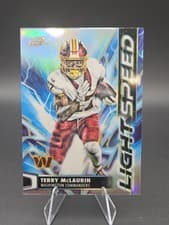 2025 Topps Cosmic Chrome Light Speed Terry McLaurin #LS-35 card