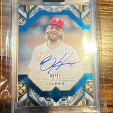 2025 Topps Transcendent Collection Transcendent Collection Autographs Bryce Harper #TAC-BHA card