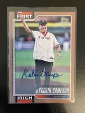 2026 Topps First Pitch Autographs Kelvin Sampson #FP-2 card