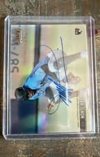 Monte Harrison 2021 Stadium Club Chrome Autographs card