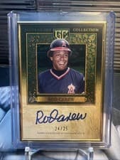 2025 Topps Gilded Collection Gold Framed Hall of Fame Autographs Rod Carew #HAFA-RC card