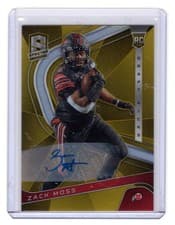 Zack Moss 2020 Panini Chronicles Draft Picks Spectra card