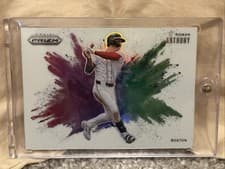 Roman Anthony 2025 Panini Prizm Color Blast card