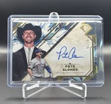 2025 Topps Diamond Icons Diamond Drip Autographs Pete Alonso #DDA-PA card