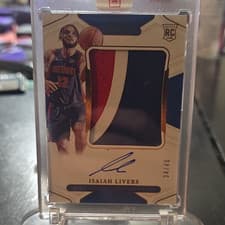 Isaiah Livers 2021 Panini National Treasures card