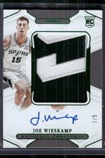 Joe Wieskamp 2021 Panini National Treasures card