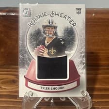 2025 Donruss Rookie Holiday Sweater Tyler Shough #SWE-TSH card