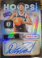 2025-26 NBA Hoops Hoops Rookie First Signs Drake Powell #HFS-DP card