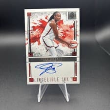 2025 Panini Impeccable WNBA Indelible Ink Signatures Tina Charles #15 card