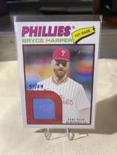 Bryce Harper 2026 Topps Heritage Real One Relics card