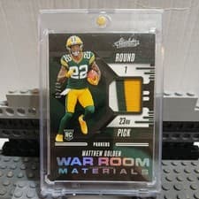 2025 Panini Absolute War Room Materials Matthew Golden #WRM-MGN card
