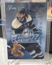 2025-26 Flair Hot Hues Autographs OF 32 Kirill Marchenko #8 card