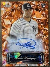 2024 Topps Chrome Sapphire Edition Selections Autographs Jasson Domínguez #SSA-JD card