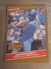 George Brett 1986 Donruss Highlights card