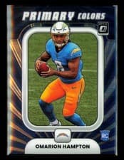 2025 Donruss Optic Rookie Primary Colors Omarion Hampton #8 card