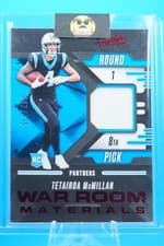 2025 Panini Absolute War Room Materials Tetairoa McMillan #WRM-TMN card