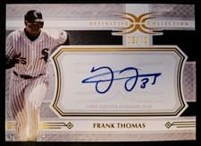 2025 Topps Definitive Collection Legendary Autograph Collection Frank Thomas #LAC-FT card