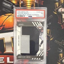 2025 Panini Absolute Jumbo Jersey Number Ashton Jeanty #JJN-AJY card