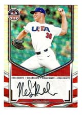 2025 Panini Stars & Stripes Collegiate National Team Signatures Nelson Keljo #NTS-NK card