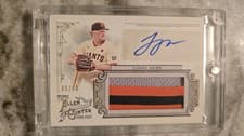 2025 Topps Allen & Ginter Autographed Relics Logan Webb #AGAR-LW card
