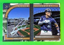 2025 Topps Museum Collection Atelier Autograph Book Card Julio Rodríguez #AABC-JR card