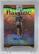 2025-26 Finest Baseline Autographs Stephon Castle #BA-SC card