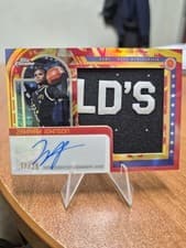 2025 Topps Chrome McDonald's All American Golden Patch Autographs ZaKiyah Johnson #GP-ZJ card