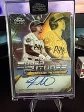 2025 Topps Chrome Black Super Futures Autographs Jackson Merrill #FSA-JM card