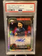 2024 Topps Chrome Logofractor Edition Image Variation Autographs Jordan Lawlar #229 card