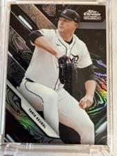 2026 Topps Chrome Black Damascus Tarik Skubal #DAM-16 card