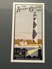 2025 Topps Allen & Ginter Light The Night (Minis) Diamond Lady Lighthouse #LTN-6 card