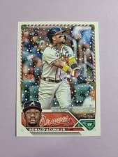 Ronald Acuna Jr. 2023 Topps Holiday card