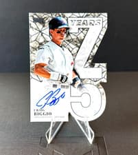 2026 Topps 75 Years of Topps Die-Cut Autographs Craig Biggio #75YA-CB card