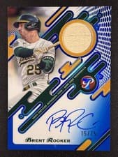 2025 Topps Pristine Pristine Pieces Autograph Relics Brent Rooker #PPAR-BRO card