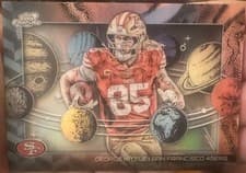 2025 Topps Cosmic Chrome Planetarium George Kittle #PL-23 card