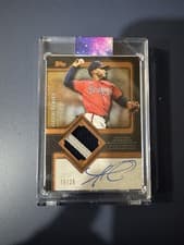 2025 Topps Update Autograph Patch Ozzie Albies #TFAP2-OA card