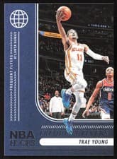 2024-25 Hoops Frequent Flyers Trae Young #12 card