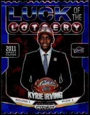 2024-25 Panini Prizm Black Luck of the Lottery Kyrie Irving #10 card