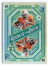 Jaylen Wright 2024 Donruss Elite Rookie on Deck card