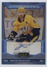 2024-25 O-Pee-Chee Platinum Blue Rainbow Autographs Jonathan Marchessault #BA-JM card