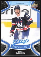 Alex Ovechkin 2021 Upper Deck MVP card