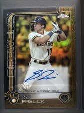 2025 Topps Gilded Collection Chrome Gold Autographs Sal Frelick #CGA-SF card