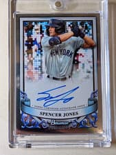 Spencer Jones 2024 Bowman Sterling Prospect Autographs card