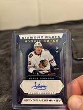 2025-26 Upper Deck Black Diamond Diamond Plate Rookie Auto Artyom Levshunov #DPR-AL card